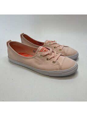 Converse Ballet Lace Slip On Coquette Pink Summer Shoes Women’s Sz 8 US Read